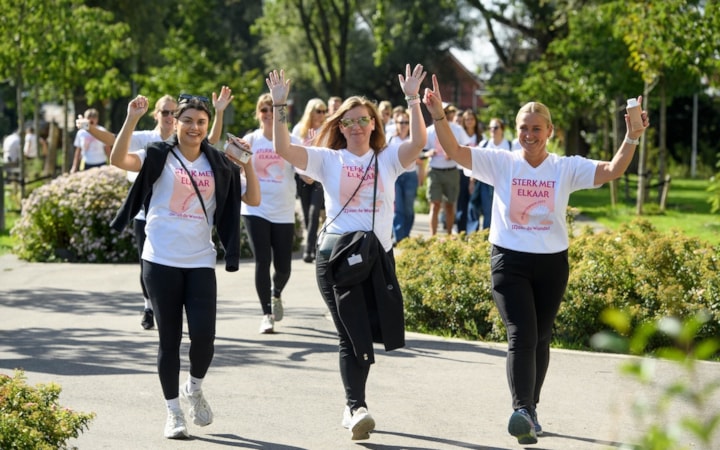 Team Megan deelnemers tijdens Zaan de Wandel